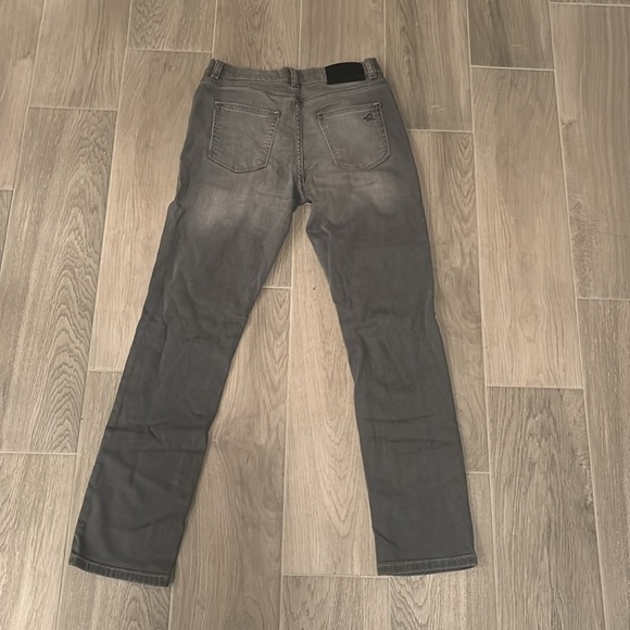 DL 1961 Women’s Grey Brady Slim Jeans Size 12 - Picture 3 of 8